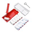 thumbnail image 5 of Rodillo de pintura pequeño de 2 pulgadas, 16 Uds. Con 2 bandejas de pintura, cepillo rodillo de pintura para el hogar Compatible con paredes y gabinetes, 5 of 5