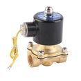 thumbnail image 2 of Válvula G1/2 Pulgadas Solenoide de Latón Presión de Agua Cerrado Normal Direto Actuación 2W-160-15, 2 of 7
