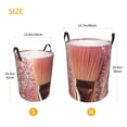 thumbnail image 3 of Gaeub Makeup Brush on Pink Glitter Dirty Clothes Storage Basket, Toy Storage Bin for Storing Clothing, Diapers, Toys-Medium, 3 of 6