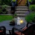 thumbnail image 4 of Garden Center Tupukom Solar Garden Statues and Figurines Outdoors Garden Accessories Lawn Ornaments Home Decor Gifts for Mom Grandma Women Father's Day Gifts, 4 of 7