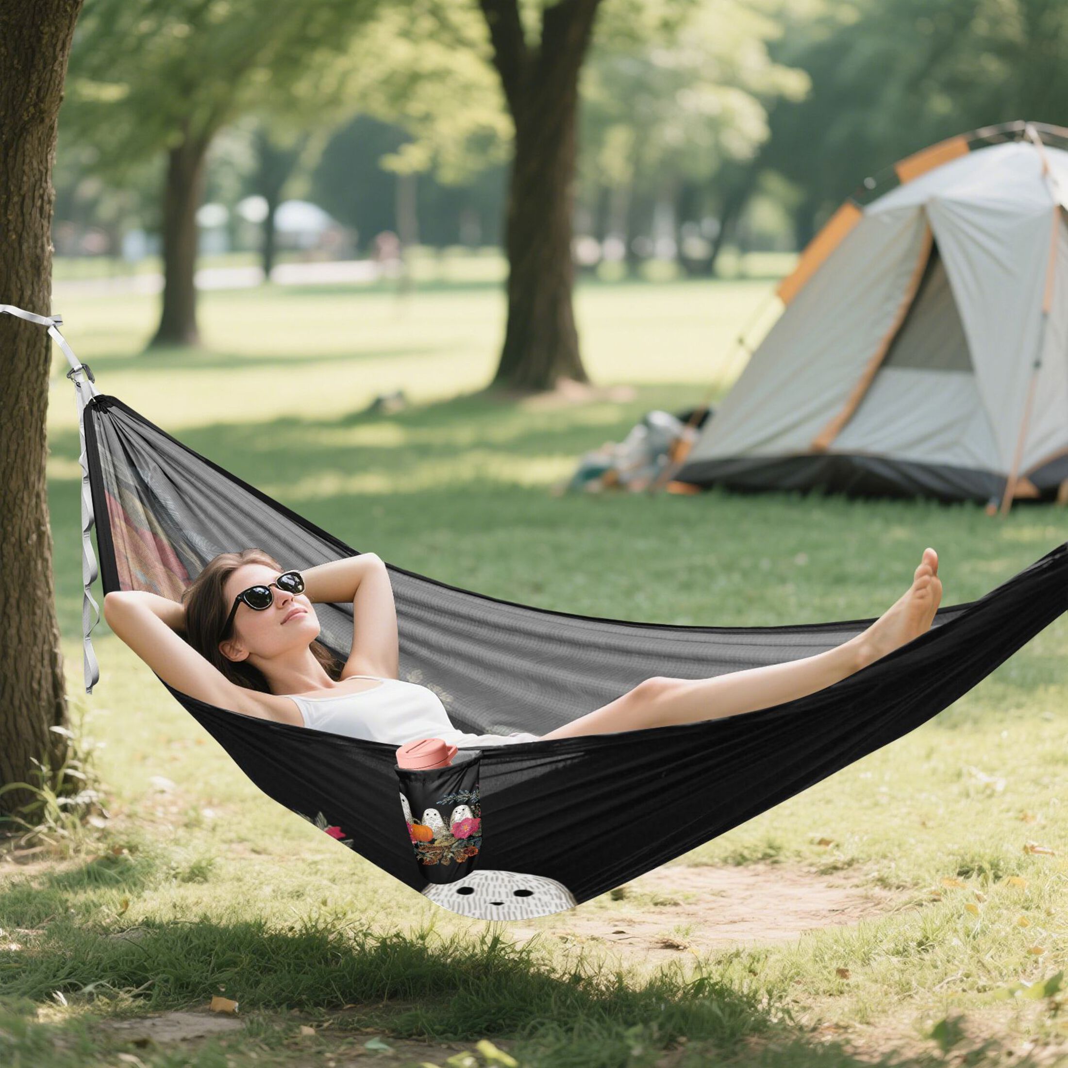 Hammock Camping Hammock Nylon Portable Hammock Travel Camping Hammock Cute Ghost