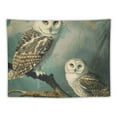 thumbnail image 5 of Orinice Owls Tree Branch Painting Tapestry Wall Hanging Unique Style Home Wall Decor Art for Living Room Bedroom Apartment Farmhouse Dorm 60x50inch, 5 of 6