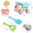 thumbnail image 2 of Juego De Juguetes De Playa De 6 Uds., Juego De Juguetes Para Estimular La Imaginación, Promover La Coordinación Mano-Ojo, Kit De Cubo Resistente Al Desgaste Para Niños Y Niñas matsuzay FN005685-00, 2 of 6