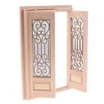 thumbnail image 1 of Mini puerta de pantalla doble DIY, regalos exquisitos realistas, ambiente de vida que no se desvanece, accesorio de moda atractivo único 1/12 Inevent FN001813-00, 1 of 7