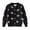 Black, variant on Toddler Baby Girl Knit Cardigan Sweater Newborn Star Patterns Button down Warm Crew Neck Comfort Long Sleeve Tops,Sizes 1-8 Years Black 130
