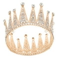 thumbnail image 4 of LOLIPPYY Crown For Women Crystal Rhinestone Wedding Tiara Princess Headband Queen Hair Accessories For Birthday Prom Wedding Party, 4 of 7