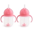 thumbnail image 1 of Pajita Sippy Cup Munchkin Any Angle, 200 ml, 2 unidades, color rosa, 1 of 5