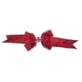 thumbnail image 2 of Vickerman 18" Red-Silver Nylon Outdoor Christmas Bow, 2 of 5