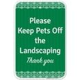 thumbnail image 1 of Please Keep Pets Off The Landscaping Thank You Sign,, 1 of 8