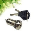 thumbnail image 3 of Key Lock Switch Metal Silver For General Users Garage Door Use 1Pack 4.7x1.2x1.2in, 3 of 8
