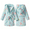 Emerald, variant on LYMAYTER Girls Warm Fleece Robe Toddler Girls Soft Hooded Bathrobe Cute Graphic Flannel Pajamas Robe for 1-7Y Kids