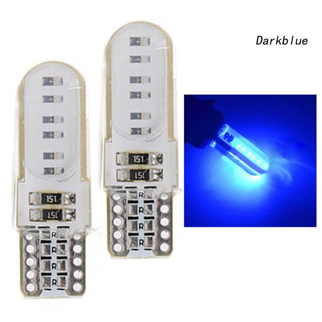 dk-l 2pcs t10 194 2825 wy5w led canbus super brillante licencia de ancho de la lámpara bombillas