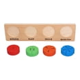 thumbnail image 2 of Bloques De Formas, Seguro, Divertido, Educación Temprana, Tablero Perforado Con Forma De Madera, Concepto De Ecualización Inodoro, Superficie Lisa Para Niños De 3 Años En, 2 of 7