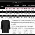 thumbnail image 3 of Godom Womens Tops Casual 3/4 Sleeve Crew Neck Shirts Loose Fit Tunic Blouses, 3 of 7