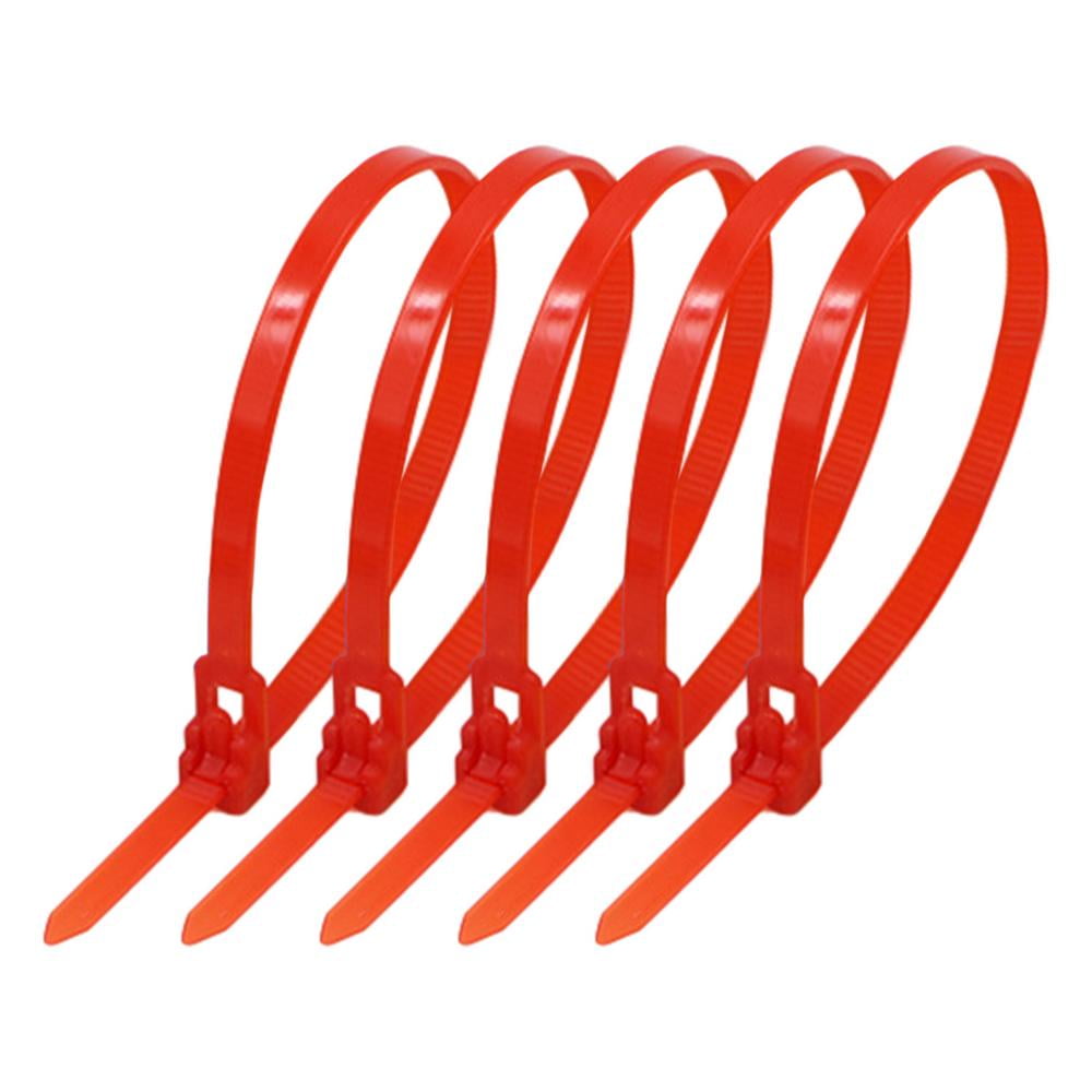 Releasable Zip Ties,Reusable Multi-Purpose Cable Ties 12" Gear Tie Wraps,100 PCS 