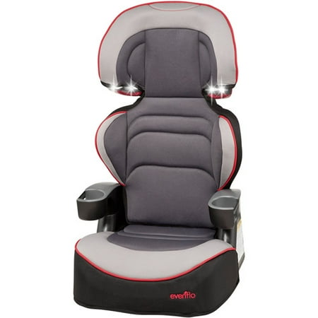 Evenflo Big Kid Advanced Booster Car Seat, Red Rocket