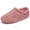 Pink, variant on Women's Soft Curly Full Slippers Fuzzy Men Lightweight House Cozy Loafer Shoes White 6