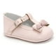 Chaussures en Cuir Classique pour Bébé avec Dentelle pour Filles&44; Rose - Taille 0 – image 1 sur 1