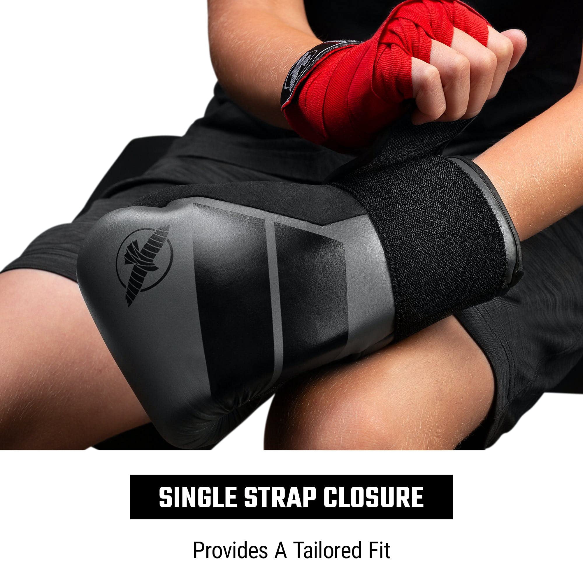 Hayabusa S4 Kids Boxing Gloves for Boys and Girls - Charcoal, 8 oz