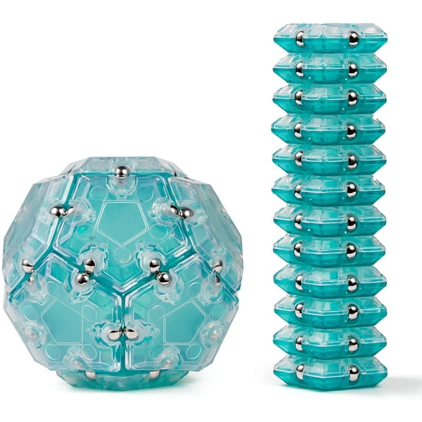 12 piezas esfera magnética Fidget juguetes imán azulejos bloque de construcción
