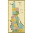 thumbnail image 2 of Burr 9x14 White Modern Wood Framed Museum Art Print Titled - Cayuga New York Landowner - Burr 1829, 2 of 4