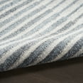 thumbnail image 3 of Nourison Astra Machine Washable Geometric Ivory Blue 6'7" x 9' Area Rug (7x9), 3 of 9