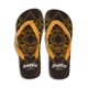 thumbnail image 1 of BeachyFeet - Chancletas Sleek Slip-on para Hombre (Negro, Naranja), 1 of 2