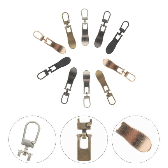 FOMIYES  10 Pcs DIY Clothes Accessories Detachable Zipper Zippers Replacement