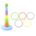 thumbnail image 1 of Interactive Ring Toss Toy Plastic Parrot Toy Cockatiels Playtime 1Set 6.3x2.8x2.8in, 1 of 8