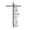 Black L, variant on Metal Cross Wall Decor, 16In Christian Scripture Wall Art with Inspirational Bible Verses, Religious Hanging Decoration for Living Room, Bedroom, Church, Spiritual Gift