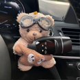 thumbnail image 4 of Cute Interior Accessories for Windshield Wiper Gear Lever & Shift Grip, Unique Car Ornaments Teddy Bear Plush Decor for Vehicle Interior, 4 of 5
