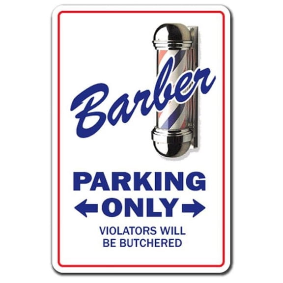 SignMission 12 x 8 in. Barber Novelty Sign