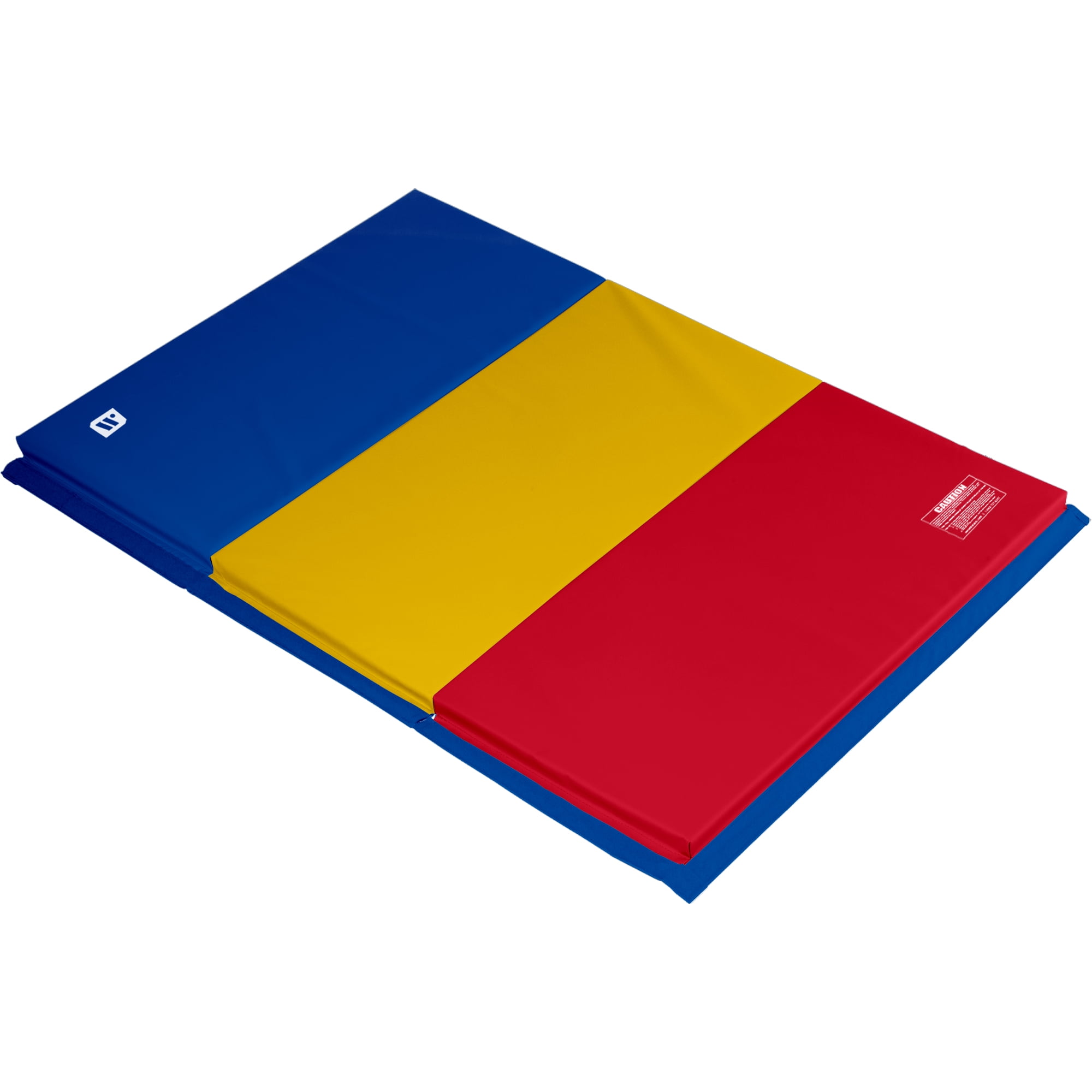 We Sell Mats 2-Inch Thick Gymnastics Tumbling Exercise Folding Martial Arts Mats with Hook and Loop Fasteners on 4 Side Crosslink PE Foam Core 
