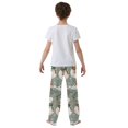 thumbnail image 4 of FORMRS Boys Pajama Pants with Pockets Size 9-10Y Kids Lounge Sleep Bottoms, Winter Goose Scarves, 4 of 8