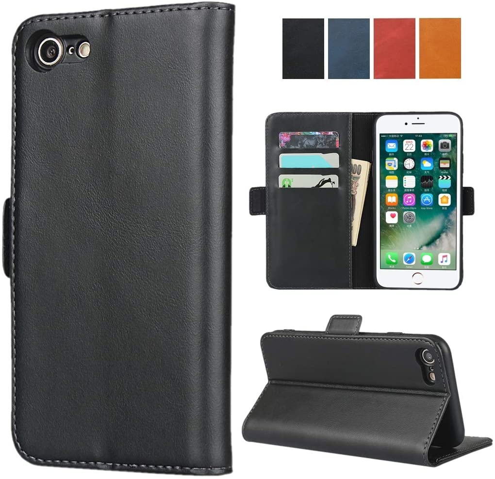 Sailortech Iphone 7 8 Genuine Leather Case Iphone Se Iphone Se2 Flip Wallet Case With Stand Card Holder Walmart Canada
