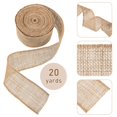 thumbnail image 3 of Cinta decorativa Chuangdi de 18 m y 7,5 cm de arpillera natural, 3 of 7