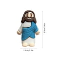 thumbnail image 3 of Ganfancp 24 Pcs Juguetes Figuras Religiosas Regalos Cristo Clásico Salvador Religioso Muñeca Suministros Religiosos Fiesta Religiosa Favores Pascua Stuffers Ofertas Flash Liquidación 24X Manitas, 3 of 6