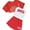 07-Red, variant on oqasdz Girls Summer Outfits 3 Piece Set Casual Loose Fit Sleeveless Top and Shorts Combo For Outdoor Activities Comfortable Playwear/5-6 Years