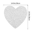 thumbnail image 3 of Fasiaou Nonslip Heat Insulating Mat Circles Antiscald Household Pvc Hollow Western Dinner Mat, Kitchen Organization Essentials, Kitchen Gadgets, Kitchen Utensils(Silver), 3 of 6