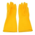 thumbnail image 2 of Guantes reutilizables de goma de látex natural resistente para el hogar, limpieza de cocina, amarillo Baoblaze Guantes de látex de caucho, 2 of 8