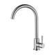 thumbnail image 1 of Grifo para fregadero de barra para instalación de un solo orificio, acabado duradero en níquel cepillado, grifo de agua fría y caliente para cocina y bar, 1 of 5
