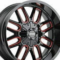 thumbnail image 2 of MAYHEM COGENT 8107 GLOSS BLACK MILLED PRISM RED 10-22, 2 of 3