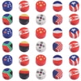 thumbnail image 2 of 100pcs Jewelry Making DIY Multiple National Flags Clay Slice Loose Beads, 2 of 8