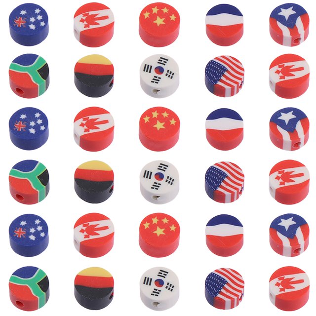IDEANATEGRATE 100Ud De Arcilla Polimérica Para Crear Pulseras Y Collares Coloridos