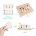 thumbnail image 4 of Puzzle Montessori de Madera Kizh Lógica de Colores y Formas 25x20x4 cm, 4 of 6