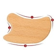 thumbnail image 5 of Gazechimp 5X Gua Sha Facial Tool Smooth Lightweight Wooden Guasha Board for Face Neck Arm, 5 of 5