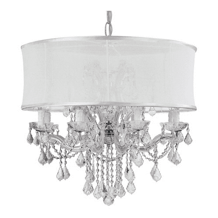 

World of Lighting WL2165 Chandeliers Polished Chrome Glass Santa Clarita