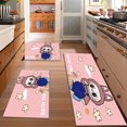thumbnail image 2 of Kitchen Rugs Sets 3 Piece with Runner Floral Kitchen Floor Mat Carpet Farmhouse Rugs and Mats Non Skid Washable Runner Rug for Kitchen Office Sink Laundry, 2 of 12