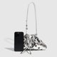 thumbnail image 4 of Mujeres Bolso Drawstring Rivet Bolso Hombro Hueco Y2K Bolso (plata), 4 of 9