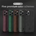 thumbnail image 7 of ELEHOLD Leather Case for iPhone 11,Slim Thin Lightweight Case All-Inclusive Camera Lens Protection Work with Magnetic Car Mount Holder Full Body Shockproof Anti-Scratch Case,Gray, 7 of 7